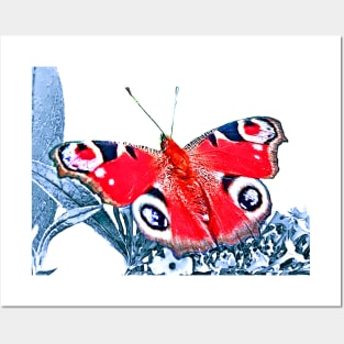 Butterfly Wings Cartoon Posters and Art